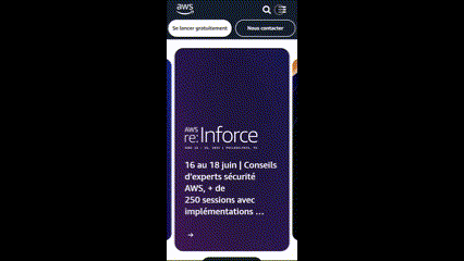 En version mobile, les menus accordéons proposent une expérience pratique pour naviguer dans plusieurs entrées enfants.